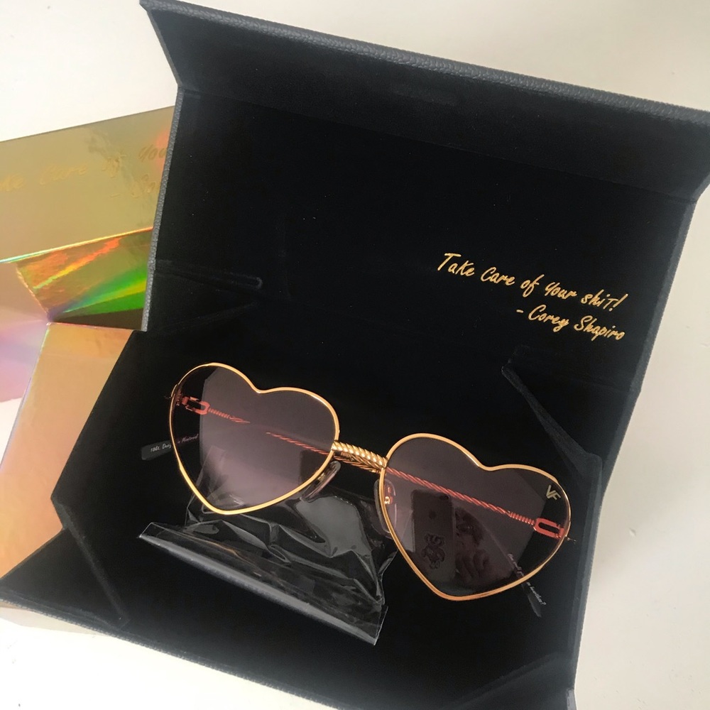 I ❤️ VF Sunglasses 18K Gold ( Pink Gradient)